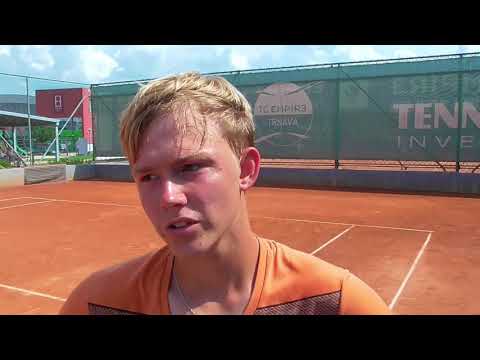 EMPIRE Futures Trnava 2018: QF, interview, Tomas JIROUSEK (CZE) - Martin FEKIAC (SVK) 6-1 6-4