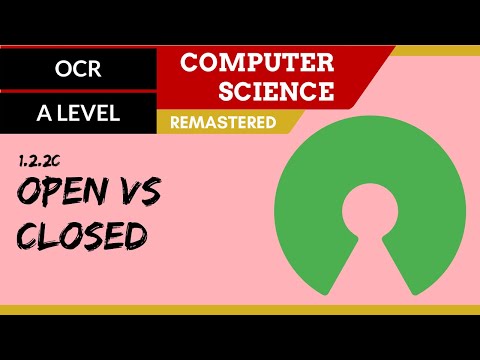 23. OCR A Level (H046-H446) SLR5 - 1.2 Open vs closed