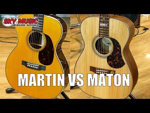 Martin vs Maton - An Acoustic Guitar Comparison!