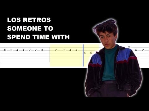 Los Retros - Someone To Spend Time With (Easy Guitar Tabs Tutorial)