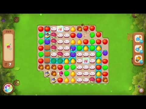 Gardenscapes 2164 Level - 15 moves - NO BooSTERS