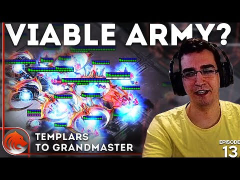 MASS Tempests Split Map vs Terran! | Templars to Grandmaster! (DT, HT & Archons) #13