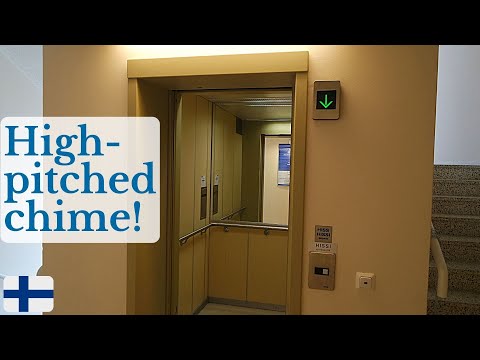 Amazing! 1988 VALMET-OTIS Series 1 traction elevator at Jarlstigen 3, Korsholm FIN