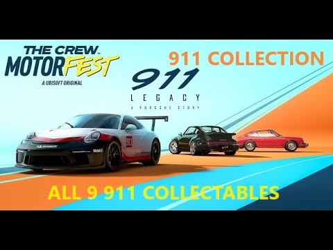 ALL 9 911 COLLECTABLES!! - A PORSCHE STORY: 911 LEGENDS - THE CREW MOTORFEST