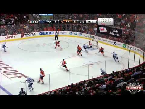 Canucks at Flyers  Game Highlights   NHL VideoCenter   Philadelphia Flyers