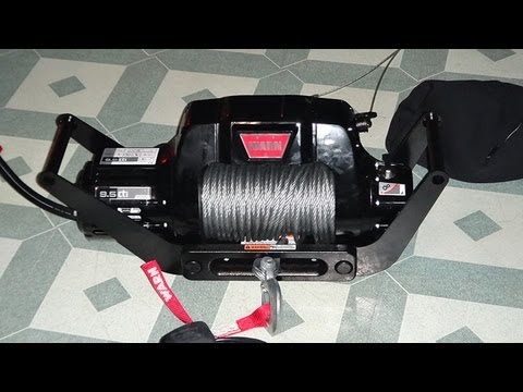 Warn 9.5cti winch & Neoprene cover