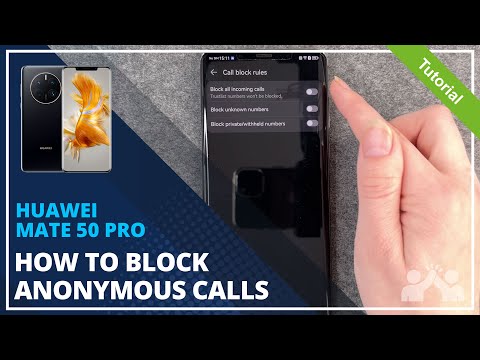 HUAWEI Mate 50 Pro - How to block numbers • 📱 • 👤 • ⛔️ • Tutorial
