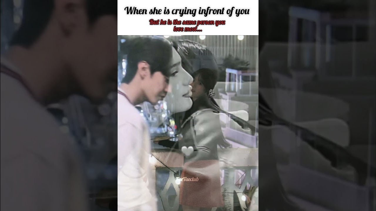 when she is crying infront of you but...😔✨ #bts #shorts #ytshorts #goviral