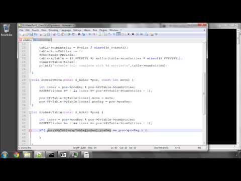 Programming A Chess Engine in C Part 52 - Principal Variation Table #2 Store / Probe