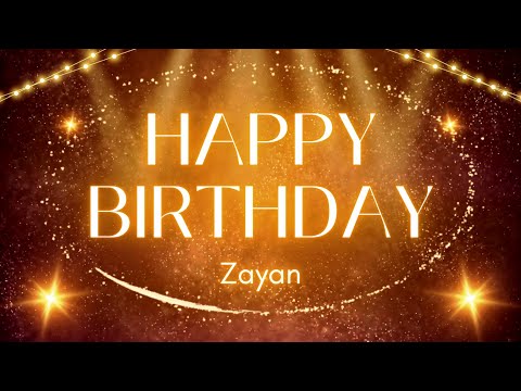 Happy Birthday Zayan Song – 2 Minutes Pop Birthday Wish with Name  Birthday Song for Zayaan