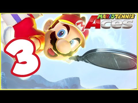 Mario Tennis Aces Story Part 3 Snowfall Mountain! Shy Guy Rumble (Nintendo Switch)
