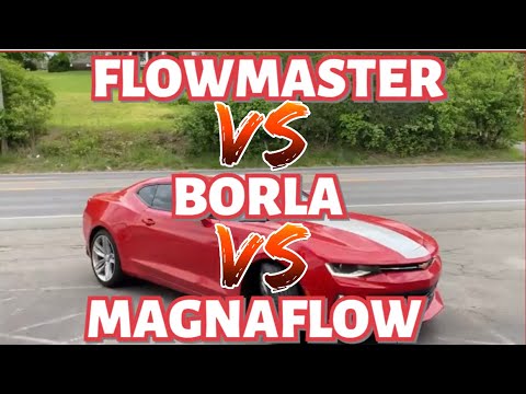 Chevy Camaro V6: BORLA ATAKS Vs FLOWMASTER 40 Vs MAGNAFLOW MAGNAPACK!