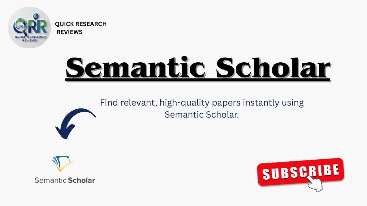 Semantic Scholar: The Smartest Way to Find Research Papers Fast (Complete Guide!) video thumbnail