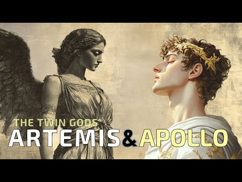 ARTEMIS & APOLLO - TWIN GODS OF OLYMPUS - SUN & MOON - GREEK MYTHOLOGY