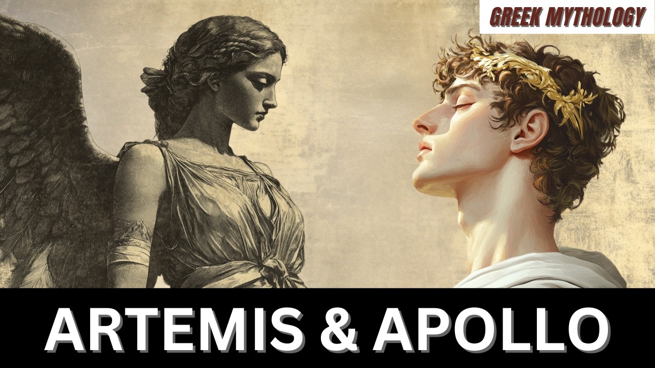 ARTEMIS & APOLLO - TWIN GODS OF OLYMPUS - SUN & MOON - GREEK MYTHOLOGY