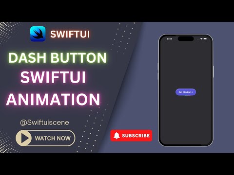 🎨 Trending Animated Dash Button Effect in SwiftUI! 🚀