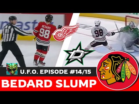 Will Connor Bedard EVER Score Again? - UFO Ep. 14/15 | Analysis vs. Red Wings and Stars