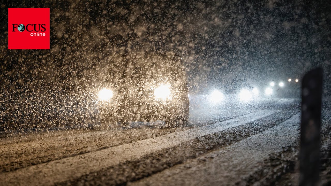Autofahrer aufgepasst! Hier sehen Sie den ersten Schnee in München