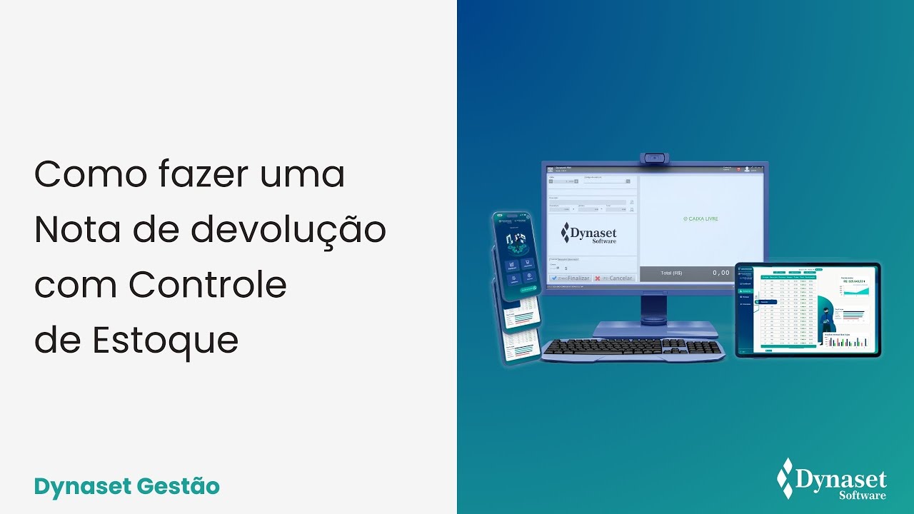 Como fazer uma nota de devolução com controle de estoque