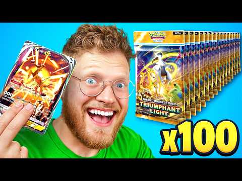 I Opened 100 ARCEUS Packs... and got my GOD PACK