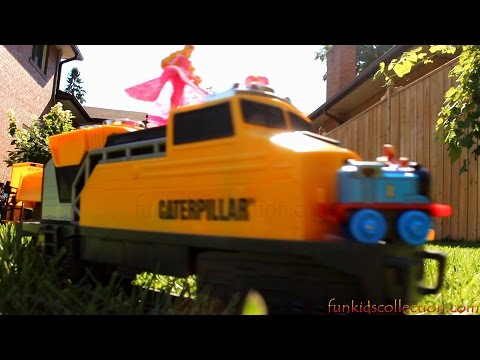 Caterpillar Motorized Construction Express Train Full of Surprises