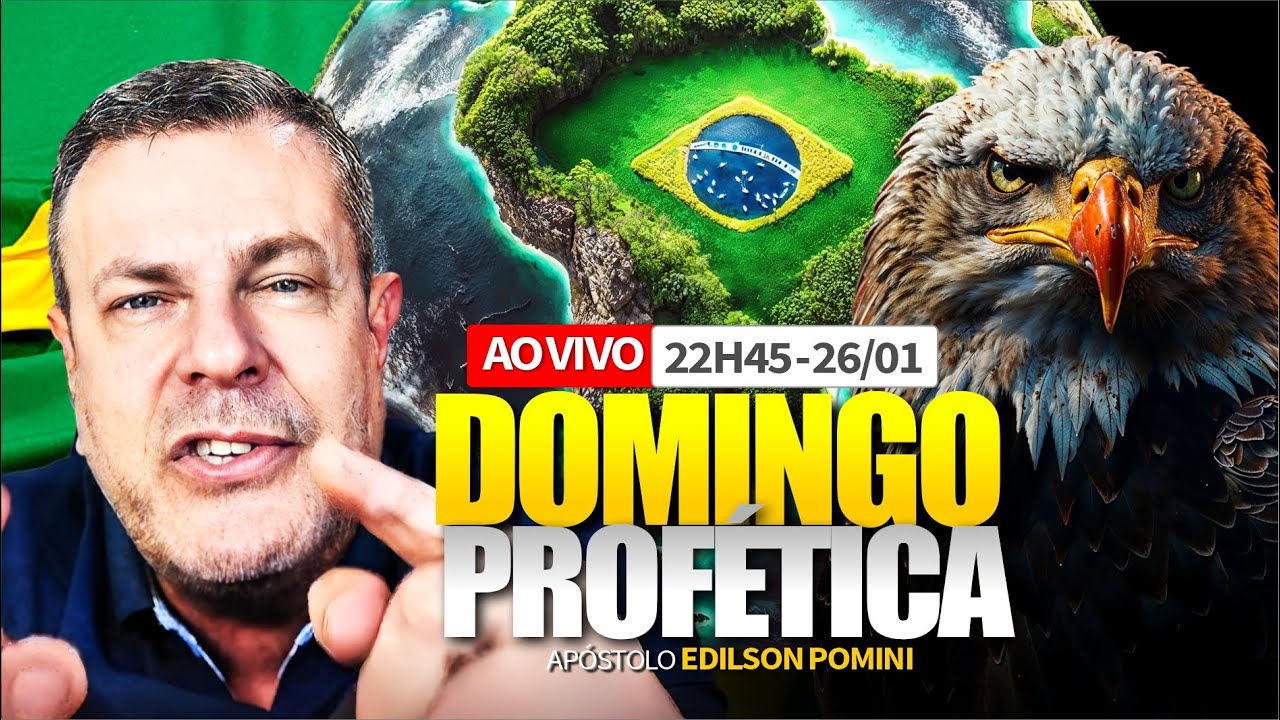 🟢🟡 DOMINGO PROFÉTICO 26/01/2025 | APÓSTOLO EDILSON POMINI