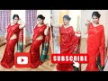 Besh Kichu Din Por Fire Elam Red Saree Pore Shoot Korte I Am Back In Red Saree