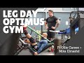 Leg Day at Optimus Gym Ft Ollie Carson and Mika Elmashd | Steve Mann Media