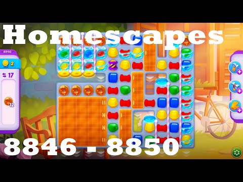 Homescapes Level 8846 - 8850 HD Walkthrough | 3 - match game | gameplay | android | ios | pc | app