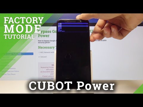 How to Activate Factory Mode in CUBOT Power - Hardware Test Menu