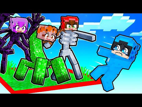 Minecraft Ama HERKES Tek Chunkta MUTANT CANAVAR!