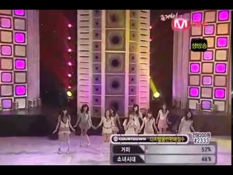 [080410] SNSD - Baby Baby , M! Countdown