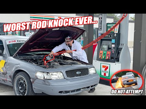 We Replaced Our Engine's Oil With GASOLINE!! (DO NOT TRY)