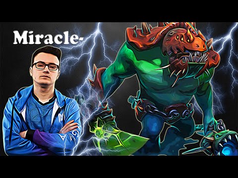 Miracle - Tidehunter Safelane party with w33 Shadow Fiend | Dota 2 7.28a Gameplay