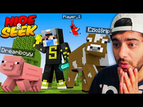 Giant Vs Tiny Mobs Hide and Seek with Friends