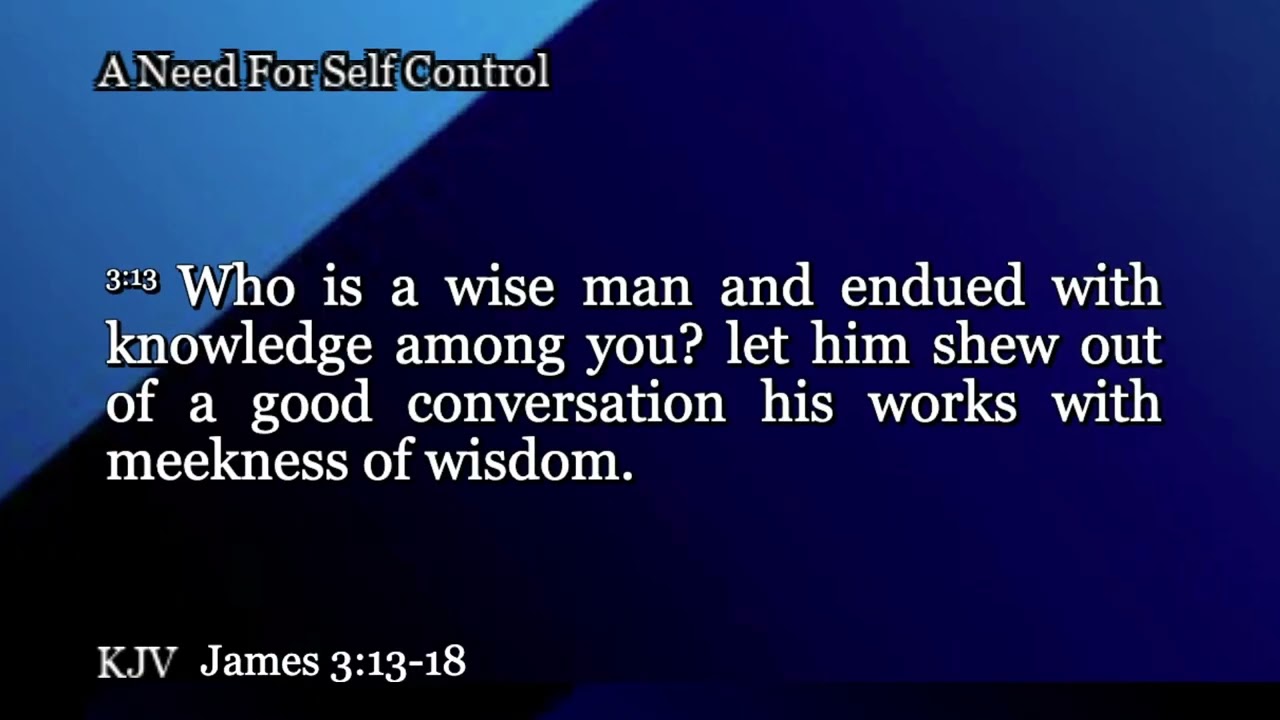 Honest News Network - A Need For Self Control