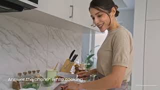 Samsung Go beyond Smart Cooking with the 7" AI Home LCD Display