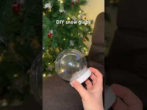 DIY snow globe❄️ #diysnowglobe  #familyactivities # #fun #DIY #diyfun #dollartree