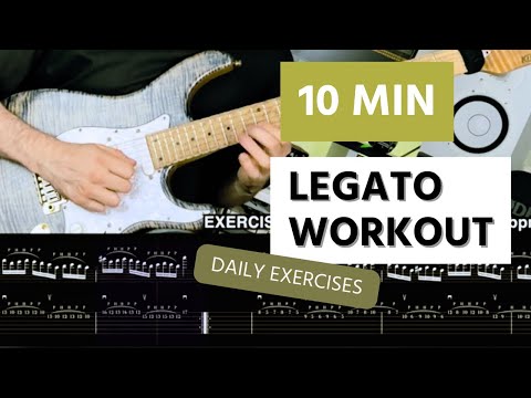 10 MIN LEGATO WORKOUT // exercises to get a clean technique - Rafael Trujillo