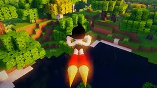 Minecraft mod Astro Boy Custom Steve Animations release