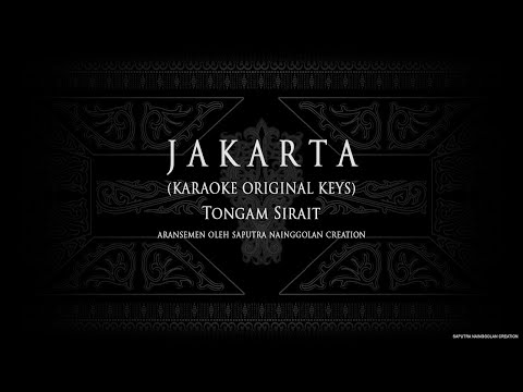 Jakarta (Karaoke Original Keys) Tongam Sirait #KaraokeLaguBatak