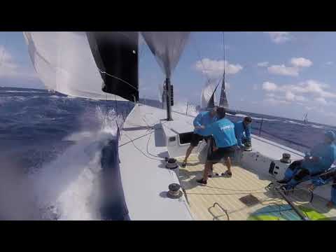 Hoist, jibes, surf, take down     not always very well on TP52 Paprec