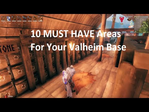 Base Basics -Top 10 MUST HAVE Areas For Your Valheim Base