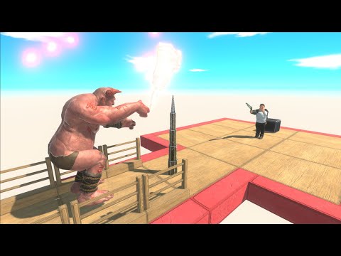 Monsters and Units VS Spike Trap  - Animal Revolt Battle Simulator