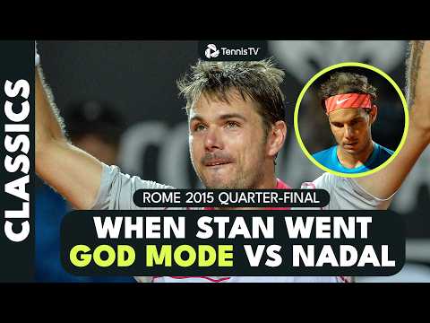 When Stan Wawrinka Dominated Rafael Nadal 😲 |  Rome 2015 Condensed Quarter-Final