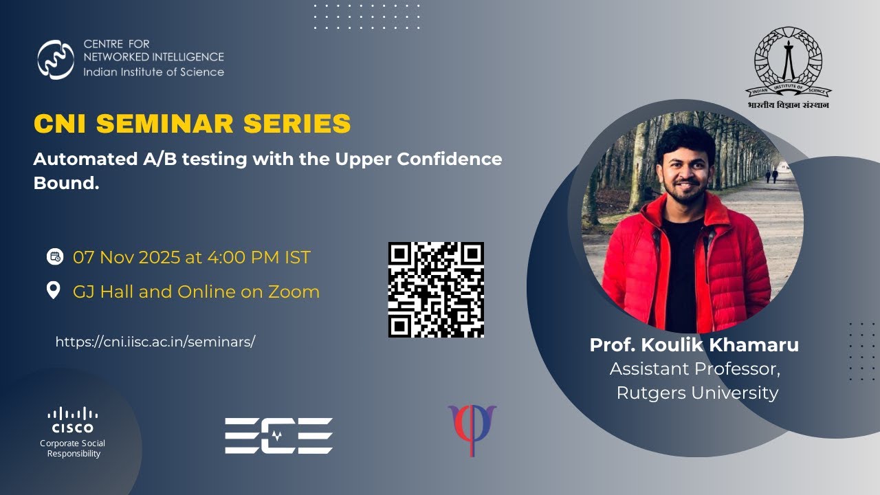 Automated A/B testing with the Upper Confidence Bound