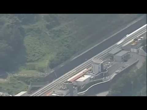 The fastest bullet train in the world at 603 km/h in Japan