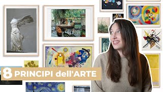 Gli 8 PRINCIPI di un'opera d'arte | Quali sono Come CAPIRE un'opera d'arte #VLOGMASARTE Ep. 11