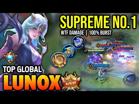 LUNOX BEST BUILD 2023 | TOP GLOBAL LUNOX GAMEPLAY | MOBILE LEGENDS✓