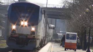 preview picture of video '(HD)Amtrak's#55 Coast Starlight (3-11-09) Salem Oregon'